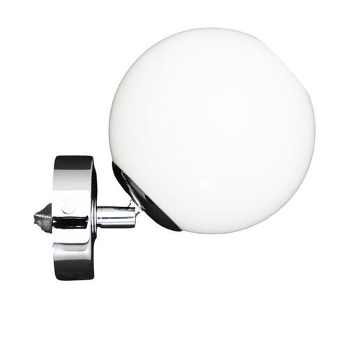 Murano Jupiter Wandlampe  (Cromata, Weiss)