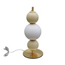 Murano Jupiter Tischlampe  (Oro satinato, Beige)