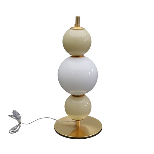 Murano Jupiter Tischlampe  (Oro satinato, Beige)