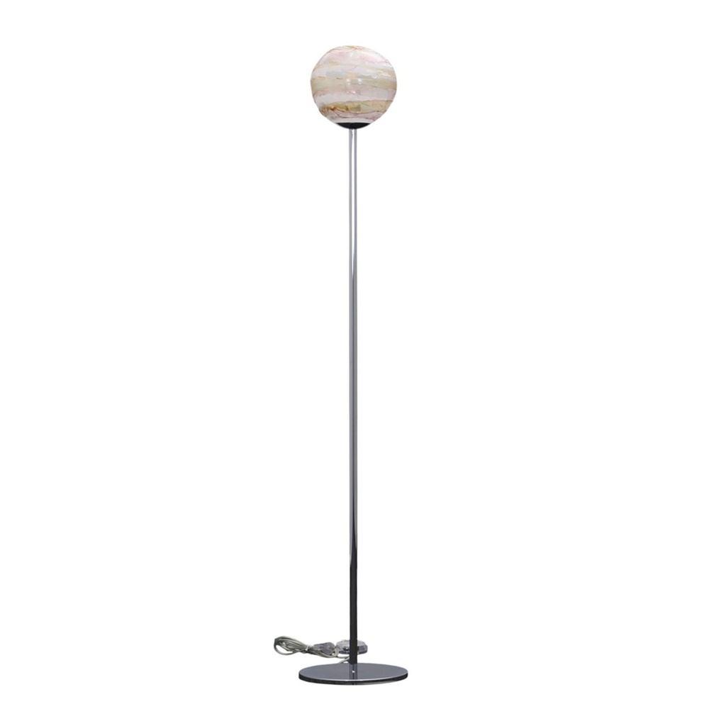 [10135132] Murano Lume Pianeta Stehleuchte  (Braun-Weiss)